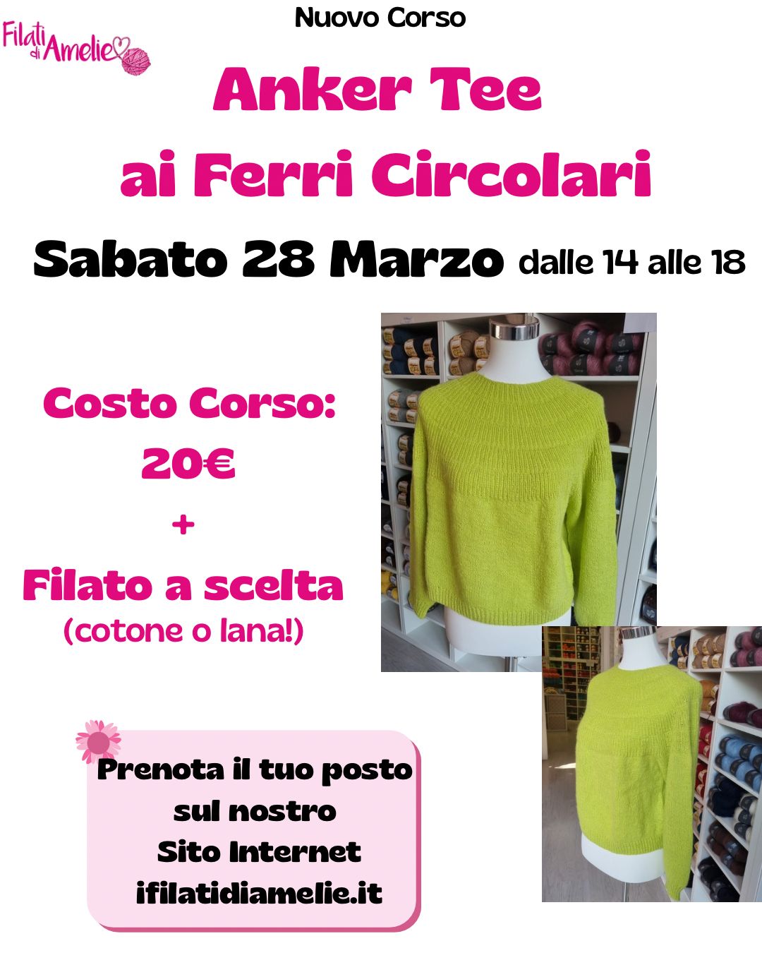 pavia, negozio filati pavia, corsi uncinetto pavia, corsi crochet pavia, corso ferri lana pavia, corso ferri circolari pavia, corso principianti uncinetto pavia