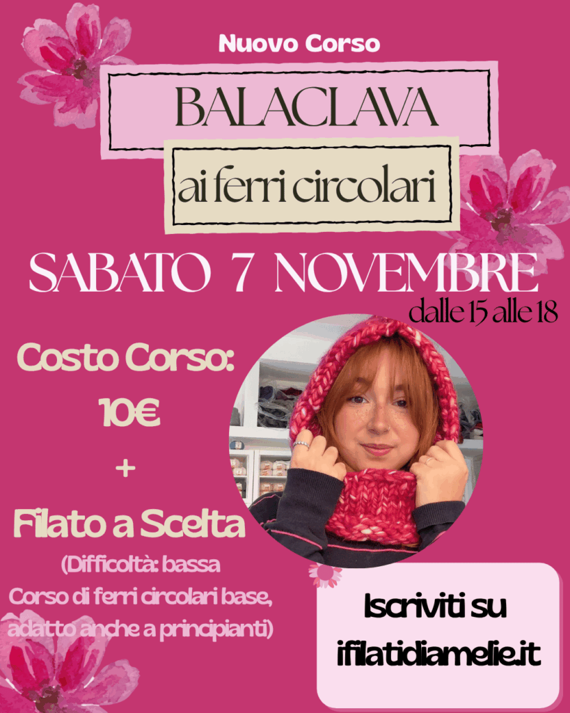 corso ai ferri, corso ai ferri pavia, corso uncinetto, corso borsa uncinetto, corso creativo ferri, corso creativo uncinetto